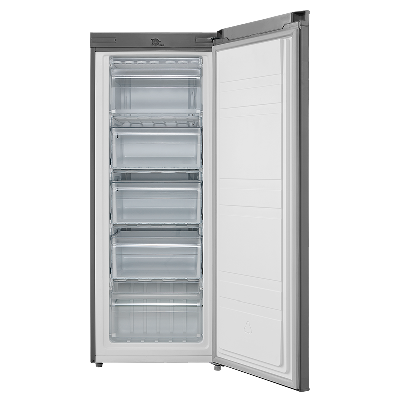 Midea 157L Upright Freezer - Silver