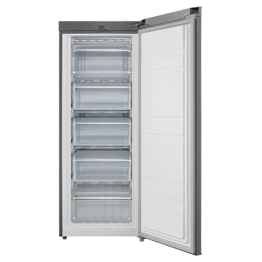 Midea 157L Upright Freezer - Silver