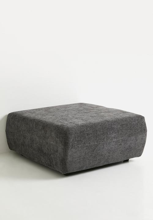 Rani modular ottoman - Charcoal