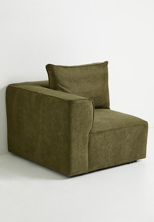 Gravity corner wedge modular -green