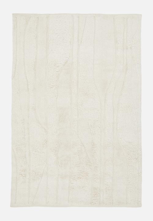 Tufted Wool Blend Rug - Natural - 200 x 300