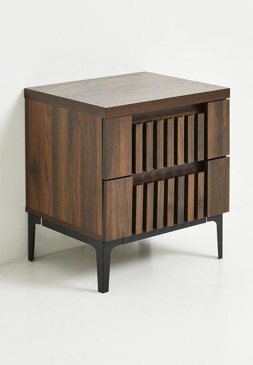 Giselle Bedside Table - Walnut