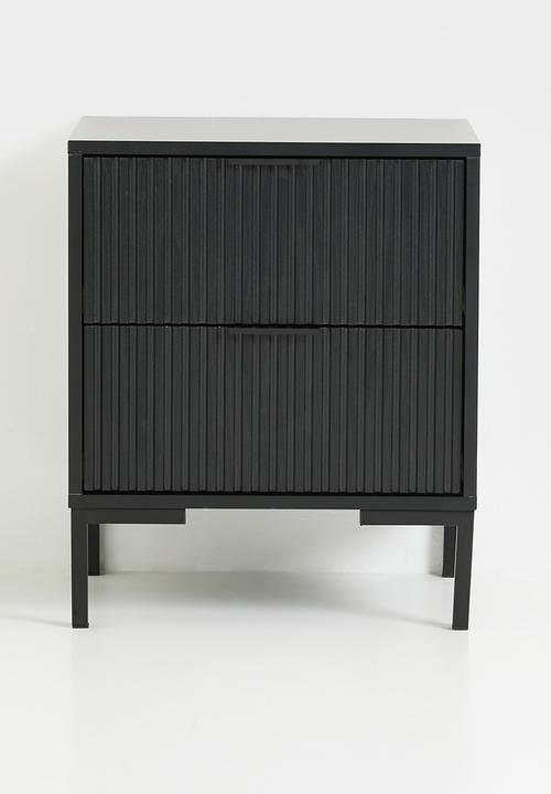 Destiny Bedside Table -Black
