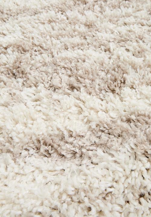 Shaggy Circle Rug Natural
