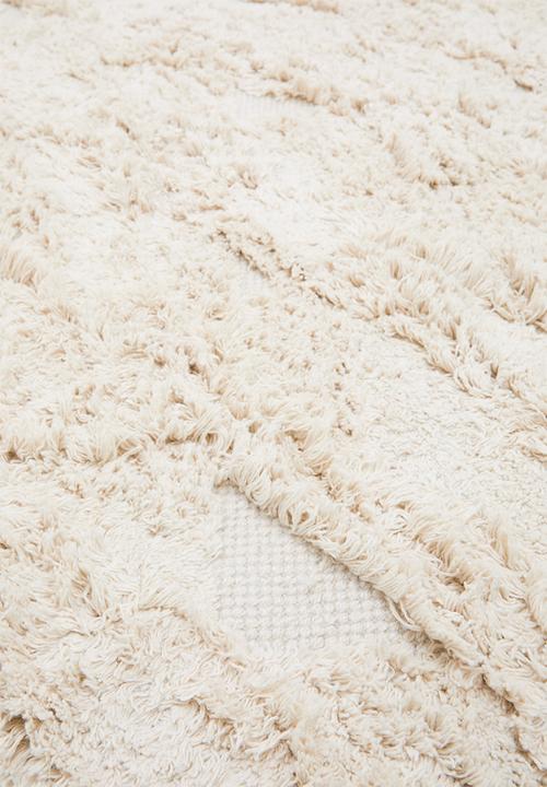 Tufted Cotton Rug- Ivory - 200 x 300