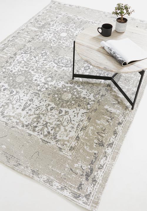 Antique Printed Rug Grey - 160 x 230