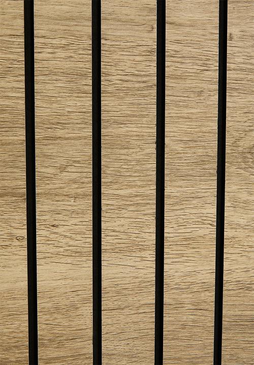 Soho Ribbed Headboard - Sand - Double