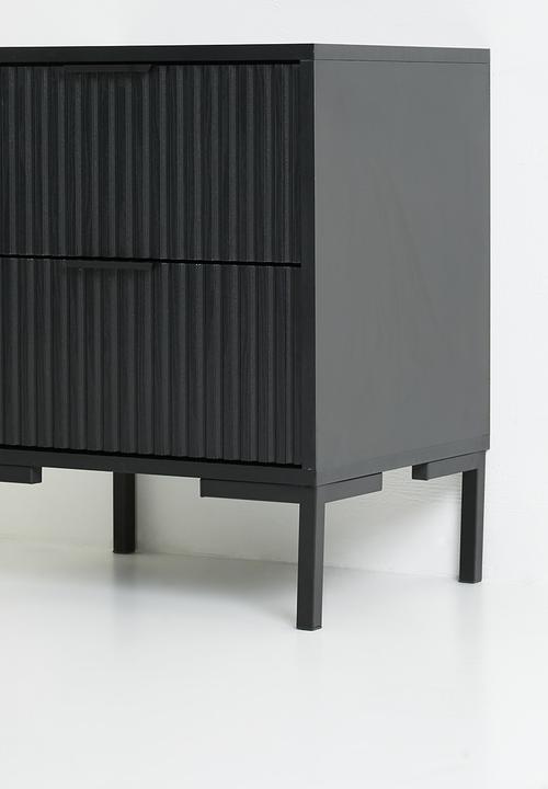 Destiny Bedside Table -Black