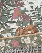 Cotton Woven Floral Rug 160 x 230