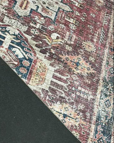 Option Rug Antique Navy& Maroon 160 X 230