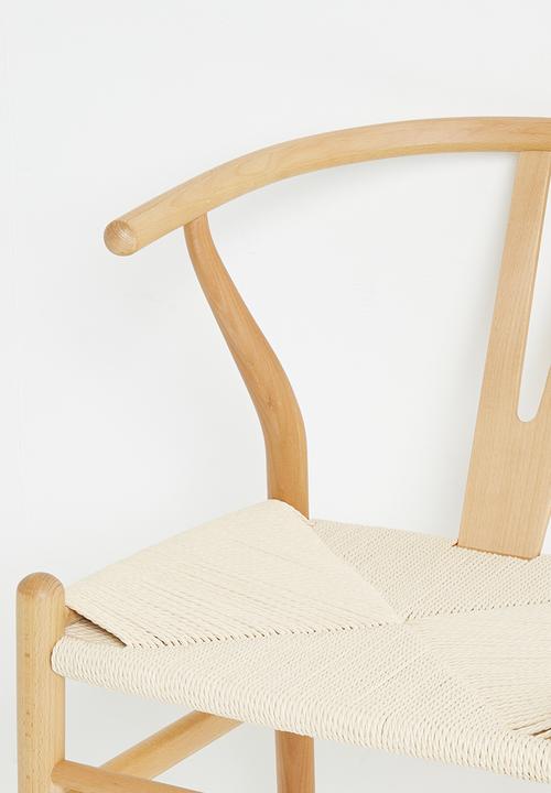 Harmony solid wood counter stool - natural