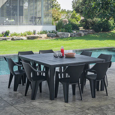 Keter Dante Lowback Chair - Graphite