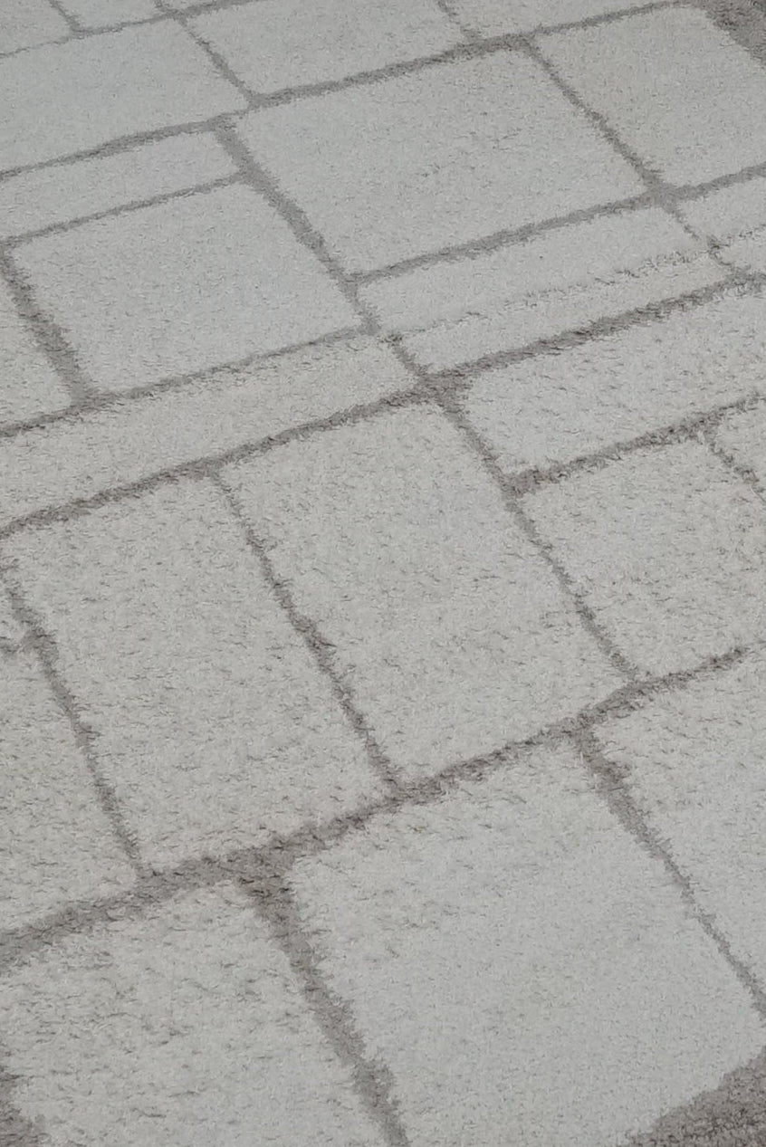 Hand Knotted Beni Ourain Style Wool Area Rug 200 x 300