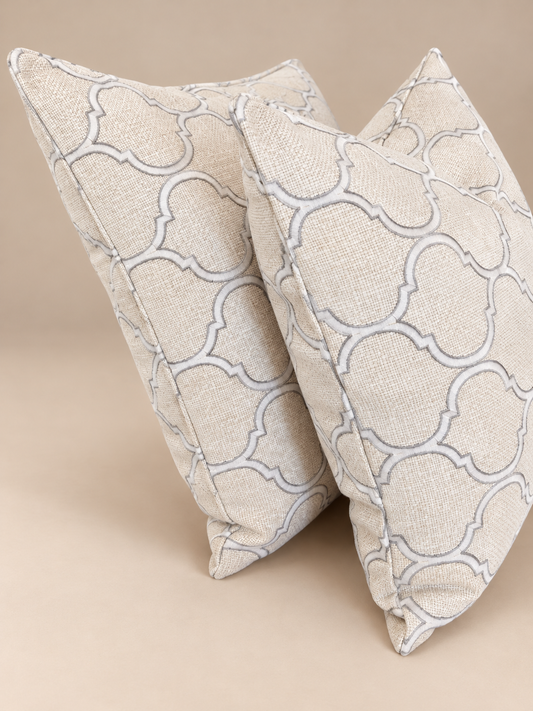 Arabelle Embroidered Scatter Cushion Covers - 60x60