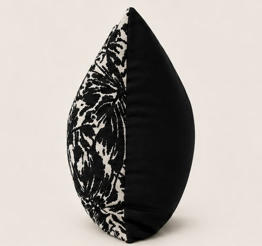 Monochrome Palm Scatter Cushion Cover - 60x60