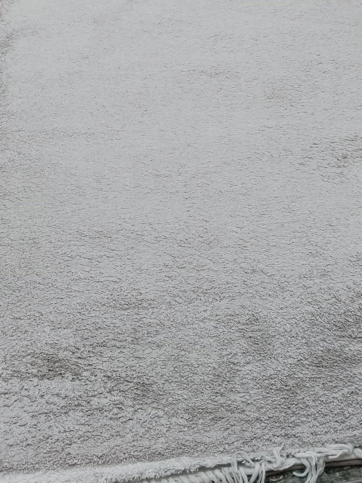 Cream Chenille Rug 160 x 230