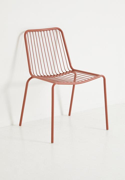 Noa Outdoor Dining Chair - Rust