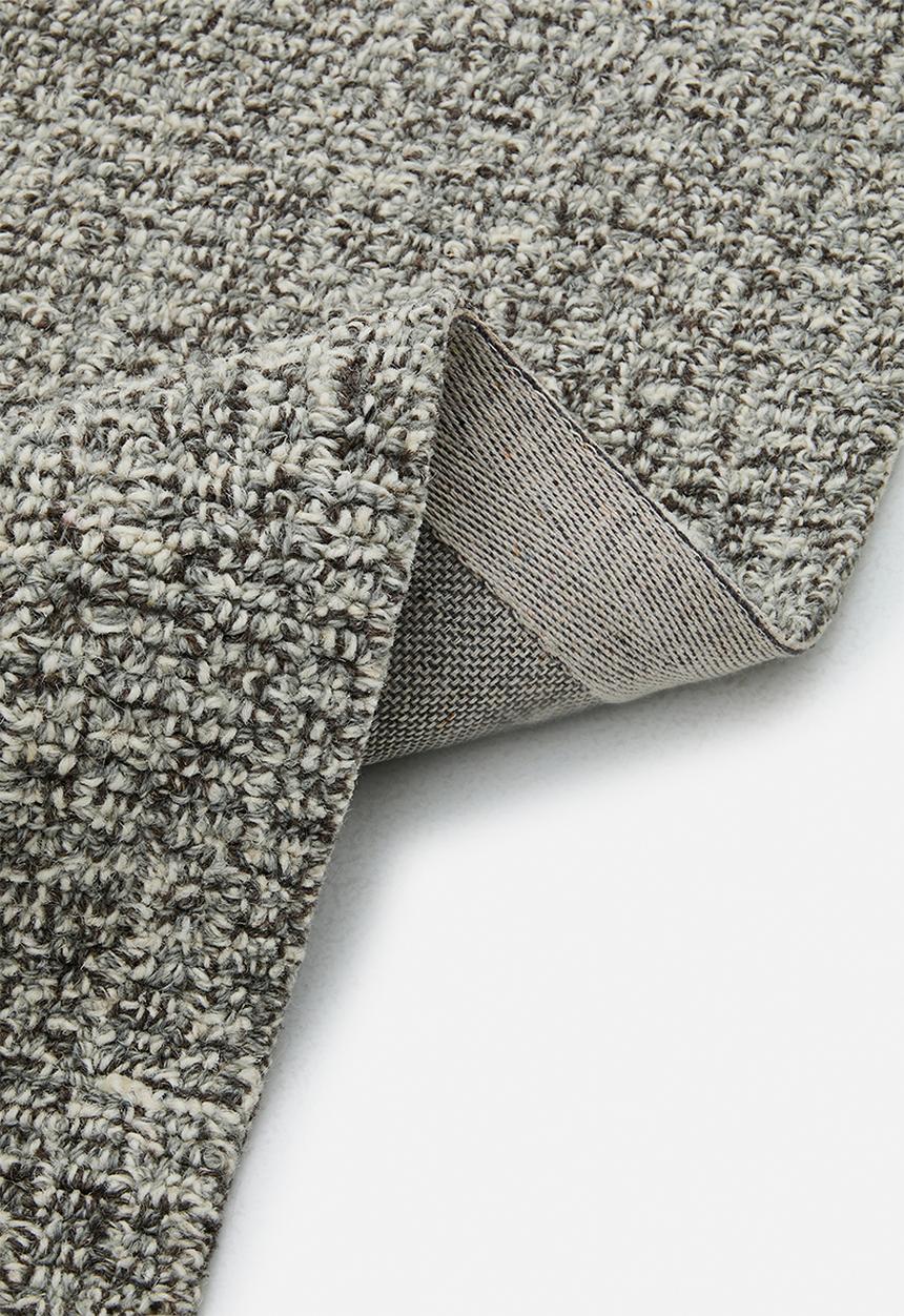 Monaco Wool & Cotton Blend Rug Grey Mar - 300 x 400