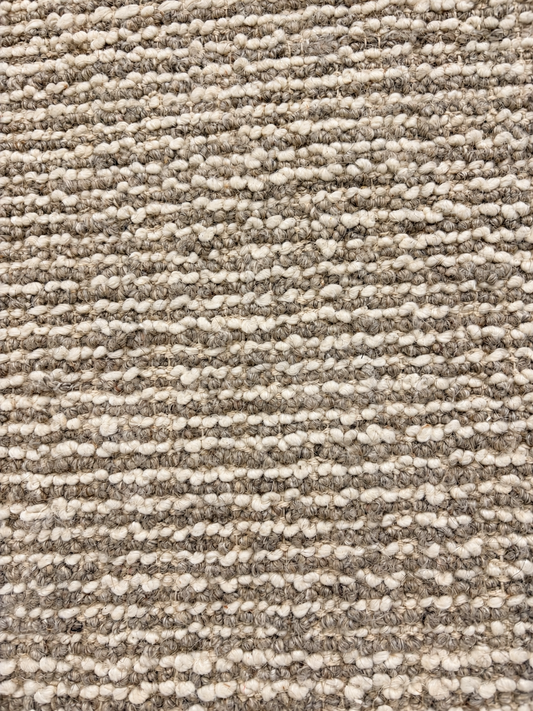Natural Handwoven Wool Blend Round Rug - 200cm Diameter