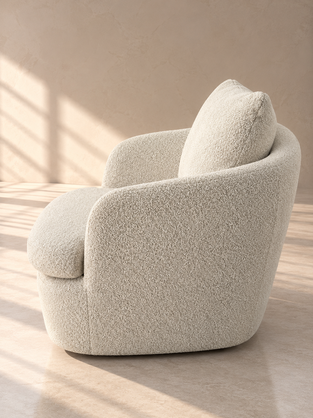 Natural Swivel Chair