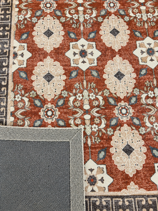 Antique Wool Blend Rug Dusty Pink - 160x230