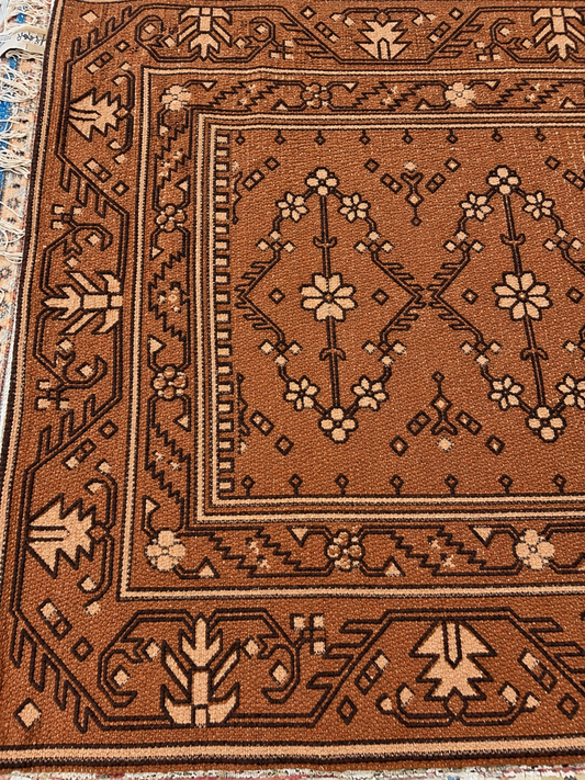 Antique Printed Cotton Rug Rust - 120x180