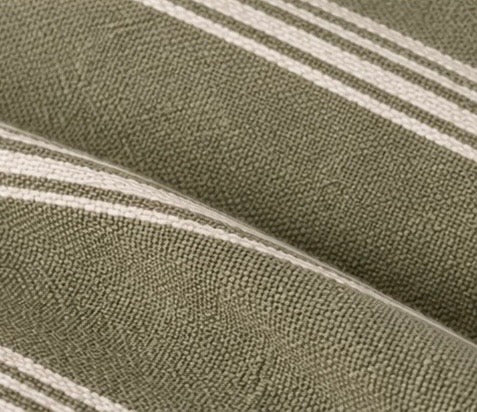 Sage Stripe Scatter Cushion Cover - 60x60