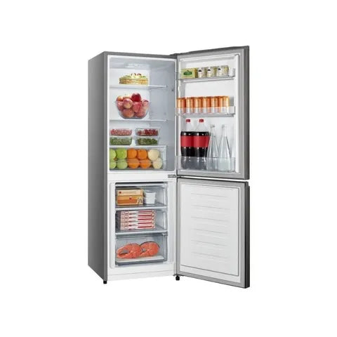 Hisense 223L Bottom Freezer Fridge-Titanium Inox
