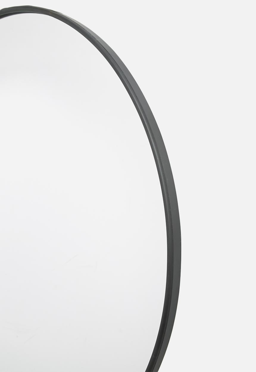 Iron round mirror - large 70cm dia