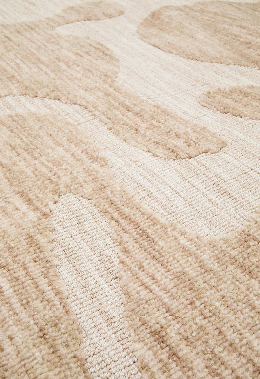 Swirl Round Rug Natural - 200cm Diameter