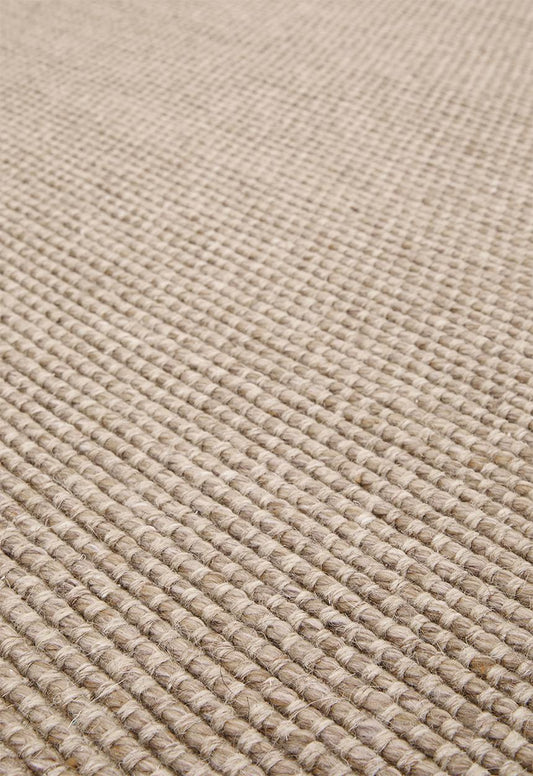 Cora Handwoven Wool Blend Rug Taupe - 200 x 300