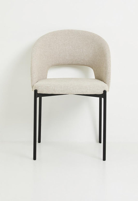 Toke Dining Chair Set Of 2 - Beige