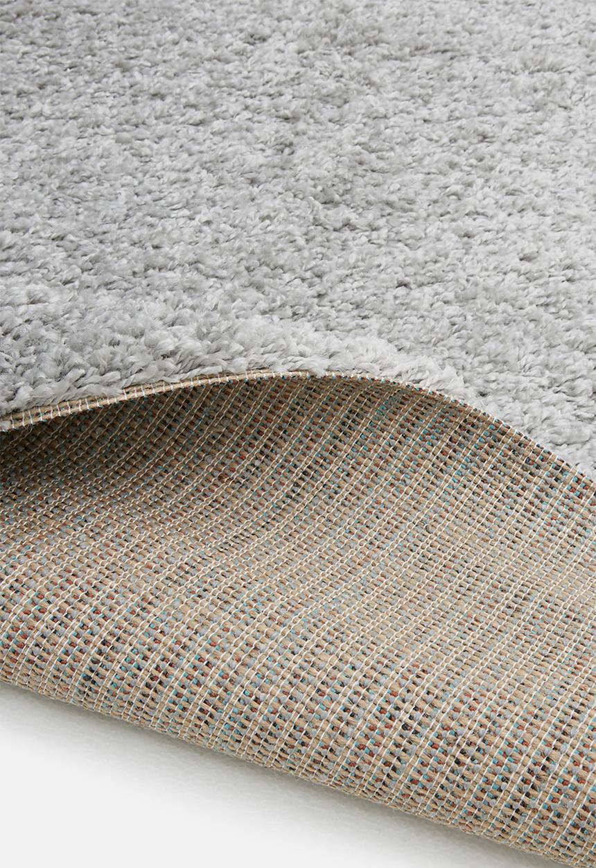 Gipsy shaggy rug plain grey - 200x300