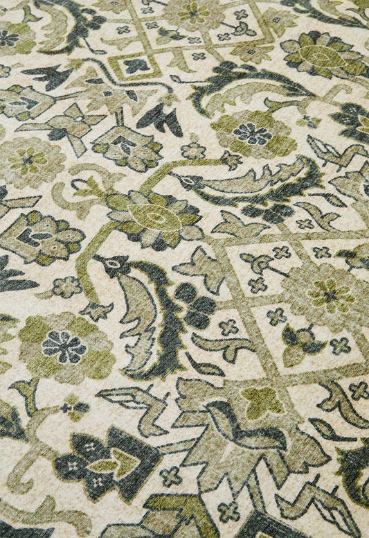 Jacquard Chenille Rug Green - 240 x 400