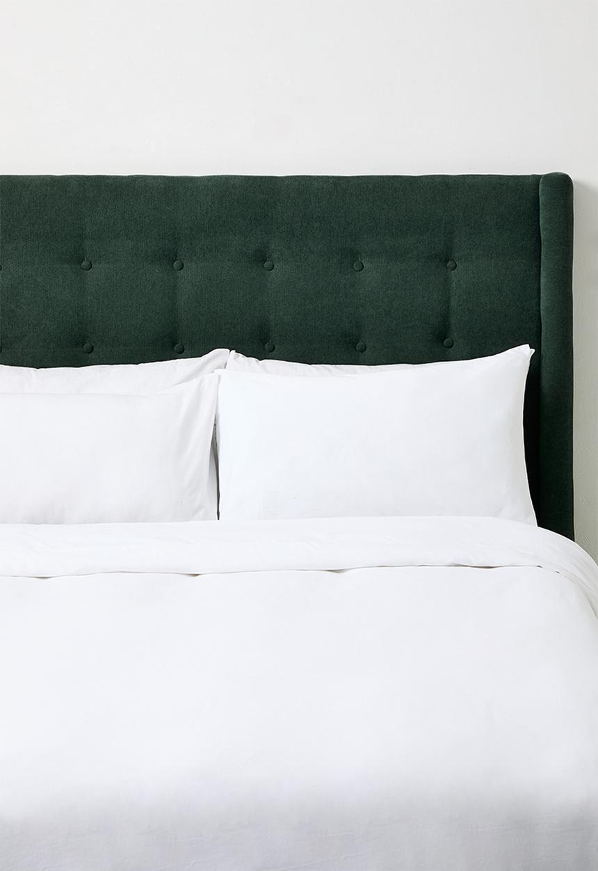 Billy Button Headboard - Green - Queen
