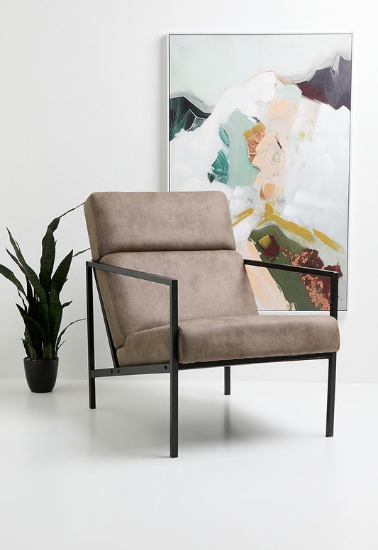 Kira lounge chair-Tan