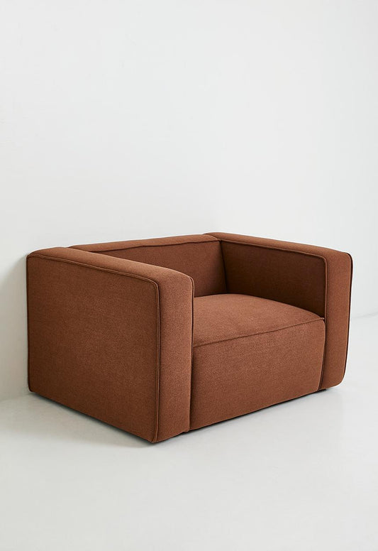 Zola Loveseat - Rust