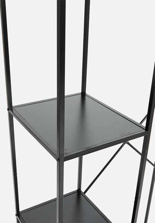 Mila clothing rail - black