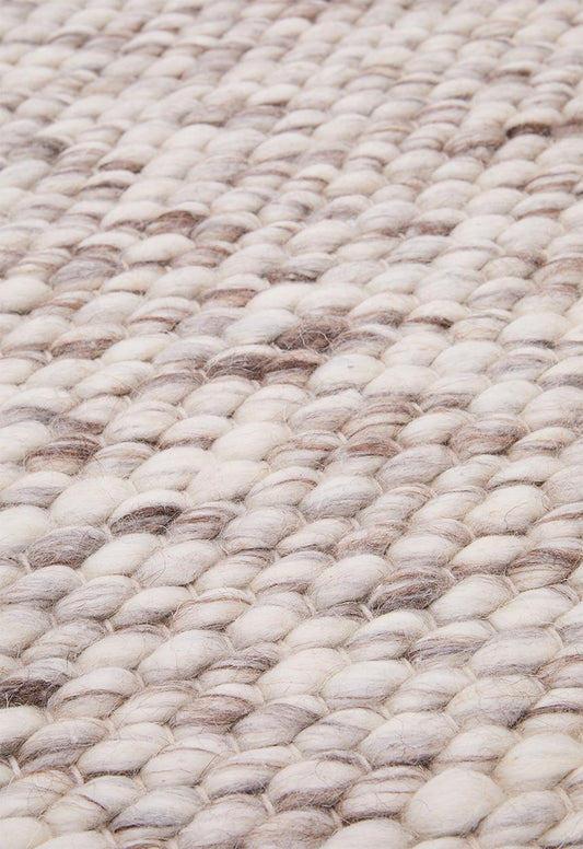 Borgen Handwoven Wool Blend Rug Oatmeal - 160x230