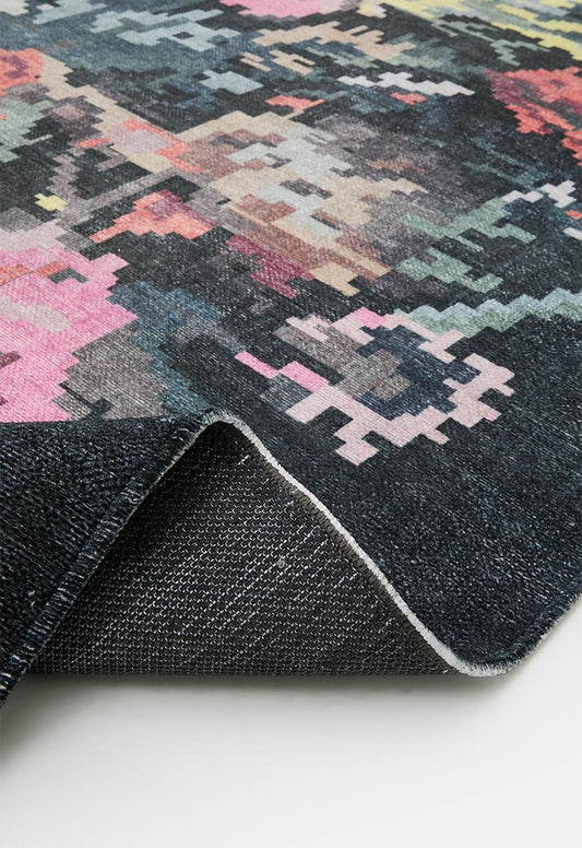 Eve Plush Woven Rug - Floral Multi - 160 x 230