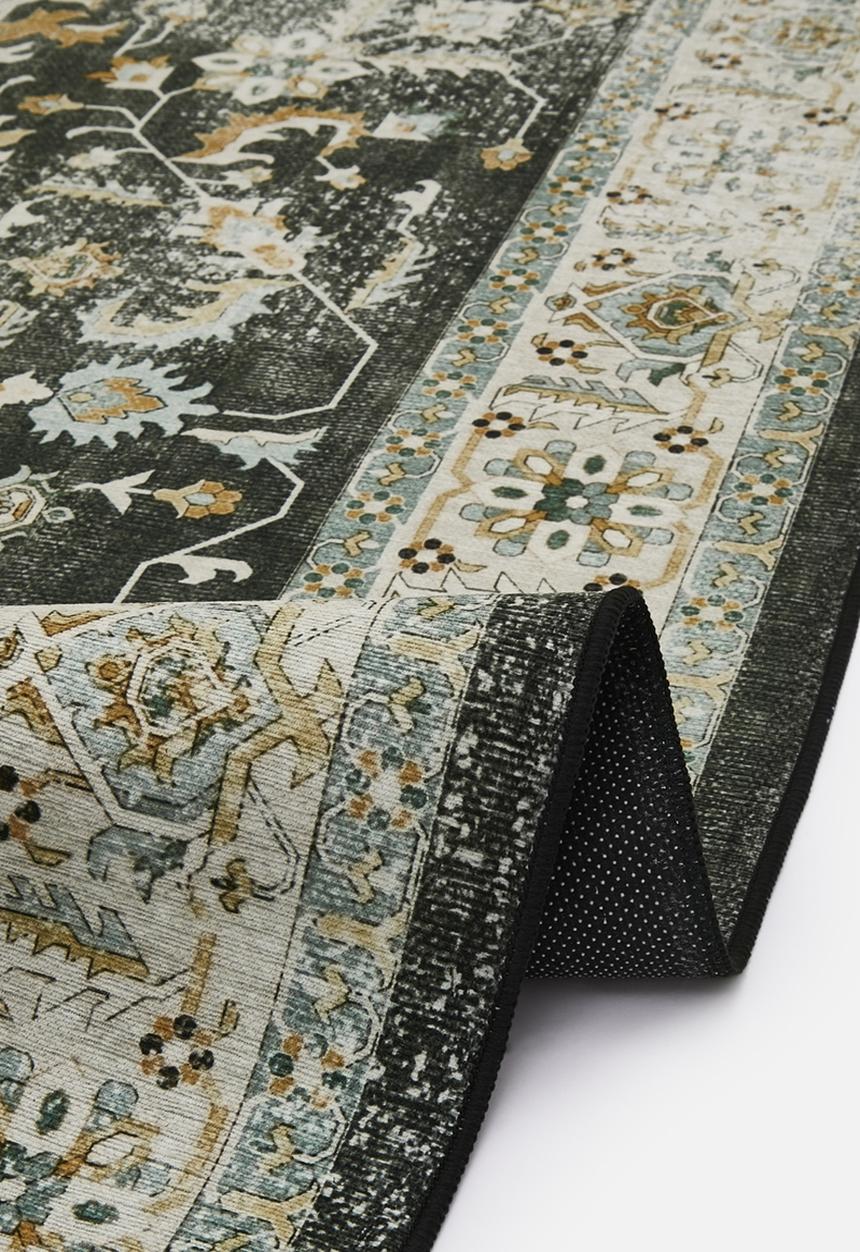Brisbane Isolde Floral Rug Green - 160x230