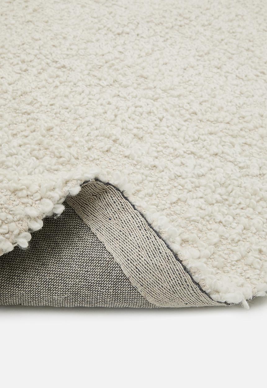 Handwoven Textured Rug Cream - 200 x 300
