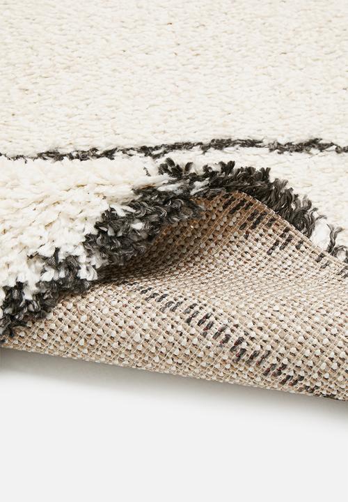 Gipsy Shaggy Rug - Swirl Cream - 200 x 300