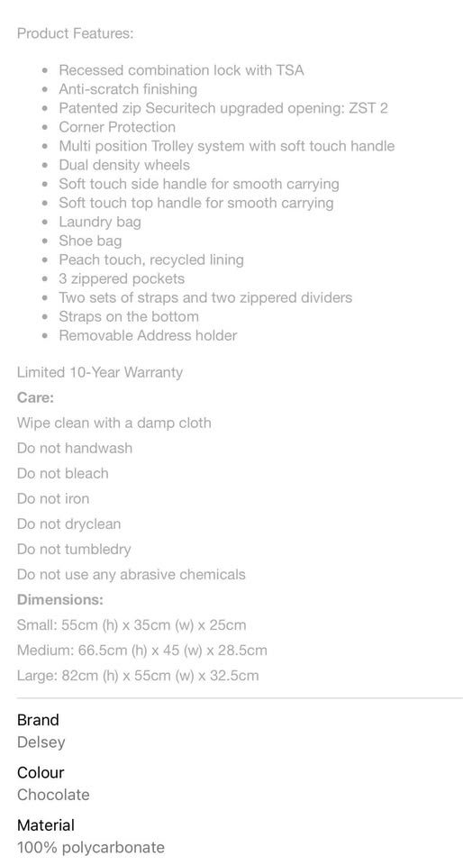 Chatelet Trolley Case - Chocolate High End Travel Bags