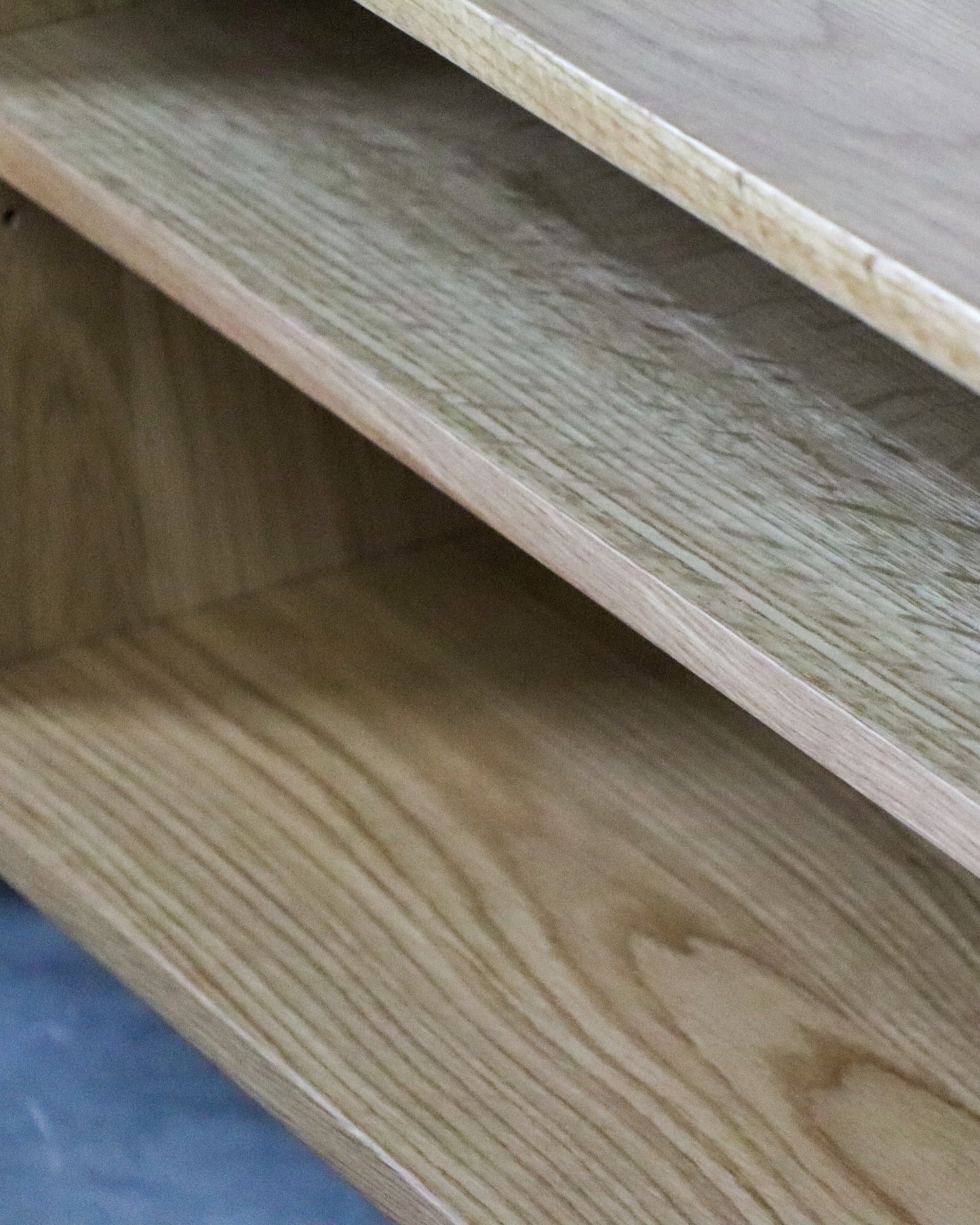 Groove TV Stand Oak Veneer