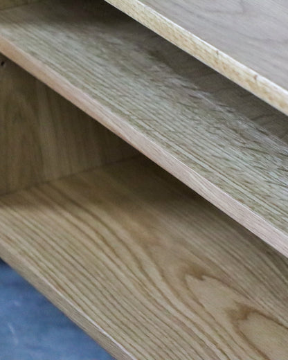 Groove TV Stand Oak Veneer