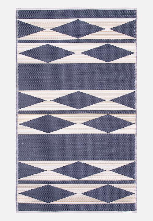 Cairo Outdoor Rug Natural & Black