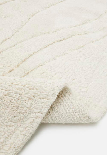 Tufted Wool Blend Rug - Natural 160 x 230