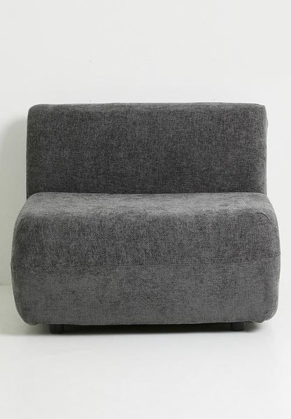 Rani modular armless single seater - Charcoal
