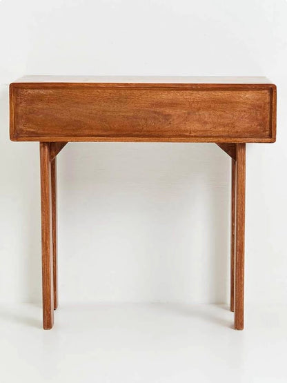 Nira Wooden Vanity Console - Walnut